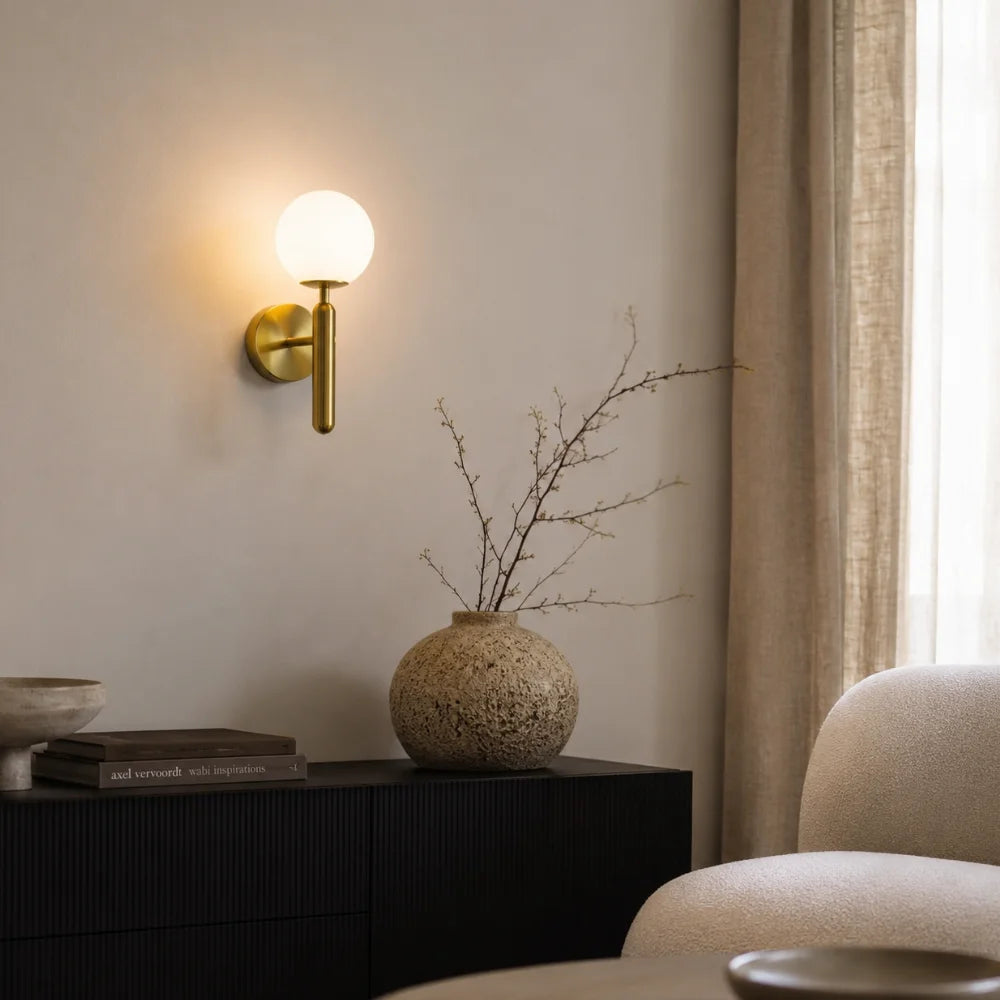 Applique murale design moderne doré | Auren