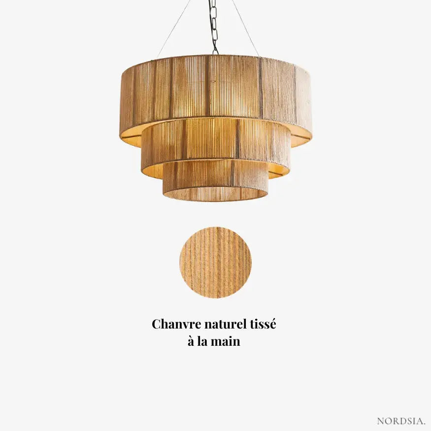 Suspension en Chanvre naturel | Kaja NORDSIA