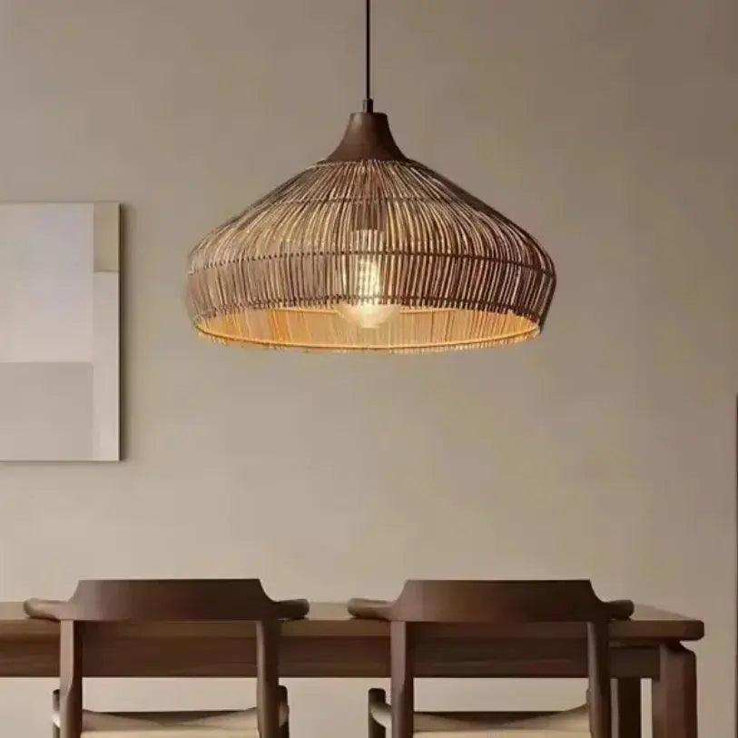 Suspension rotin naturel Ø 40 cm | Nella NORDSIA