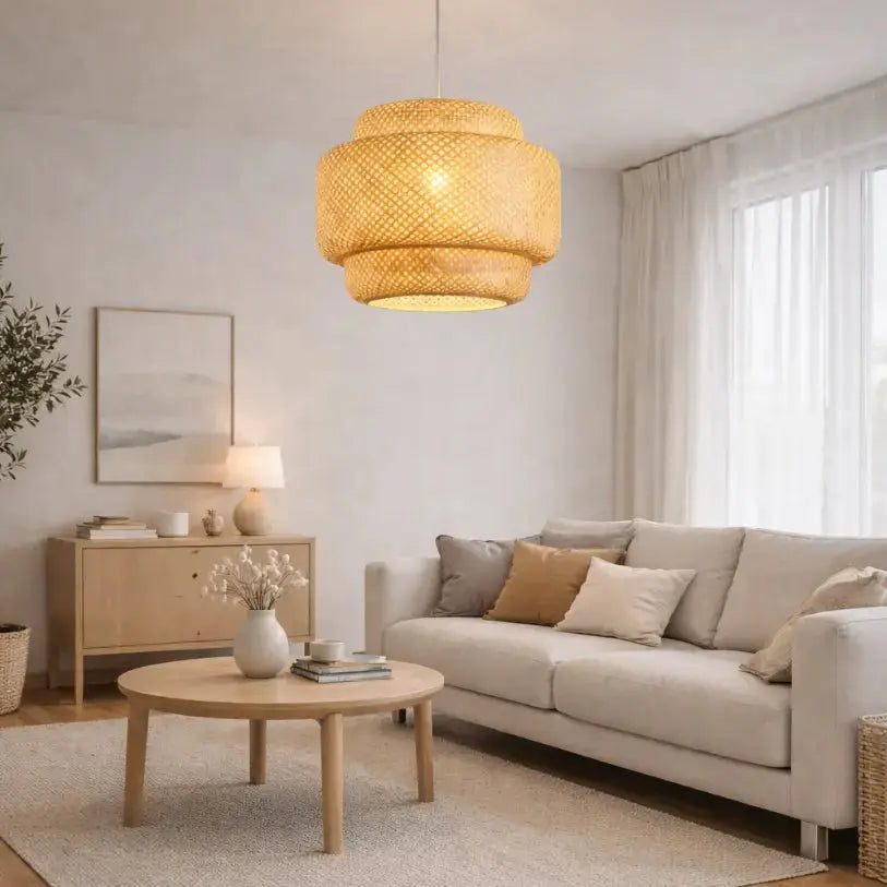 Suspension naturelle en bambou Ø 30 cm | Nomi NORDSIA