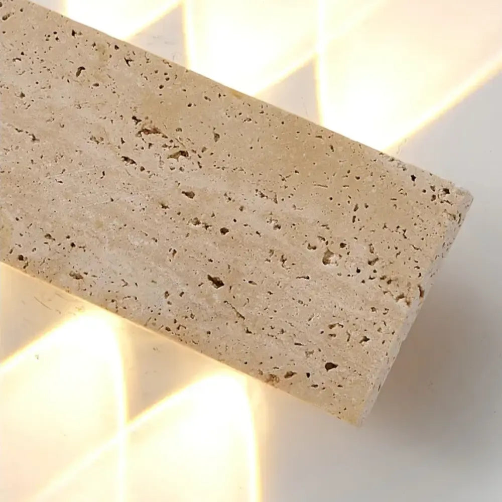 Applique murale Travertin design à LED | Sorell