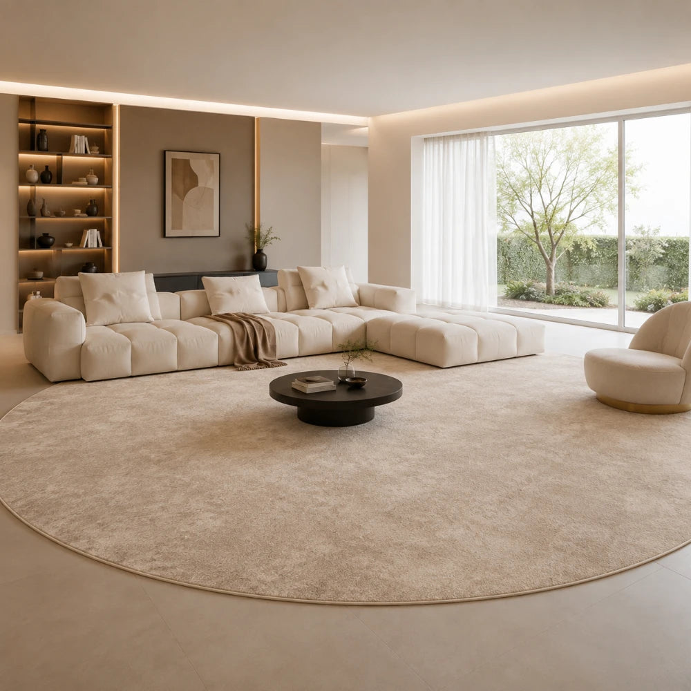 Tapis rond moderne | Ella