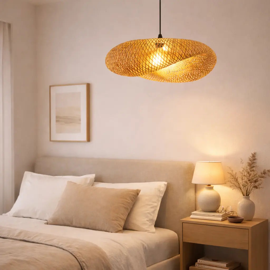 Suspension scandinave en bambou Ø 40 cm | Aina