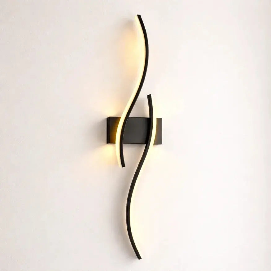 Applique murale LED design moderne noir | Calia NORDSIA