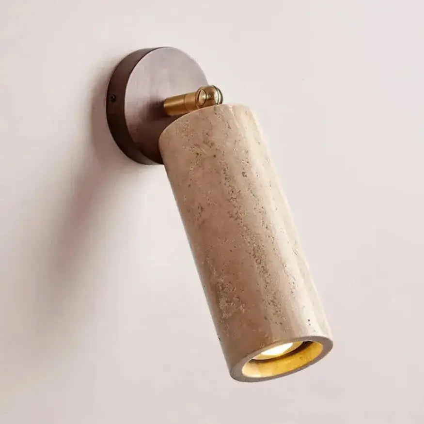 Applique murale en Travertin & Bois | Kiva NORDSIA