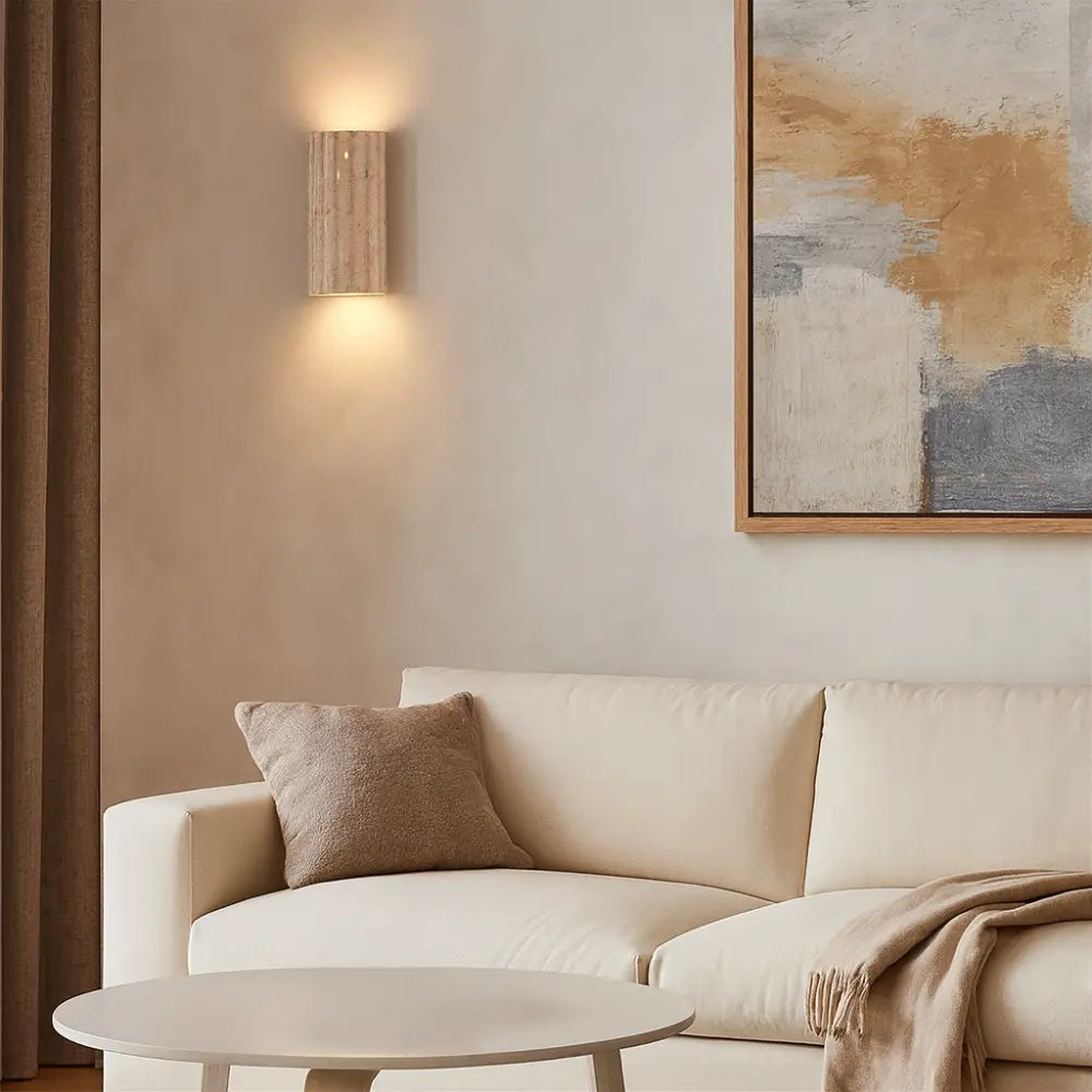 Applique murale en Travertin | Lunda