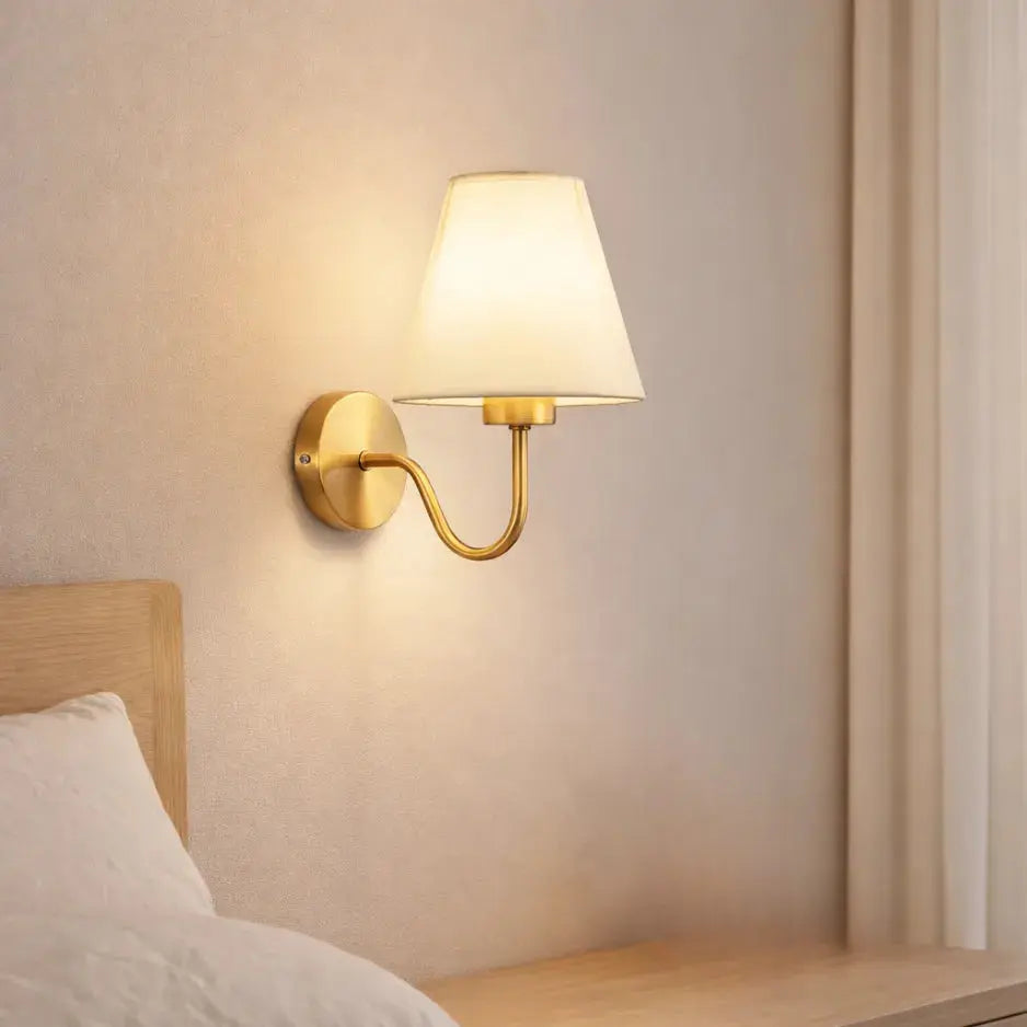 Applique murale rétro en Métal & Tissu | Sael NORDSIA