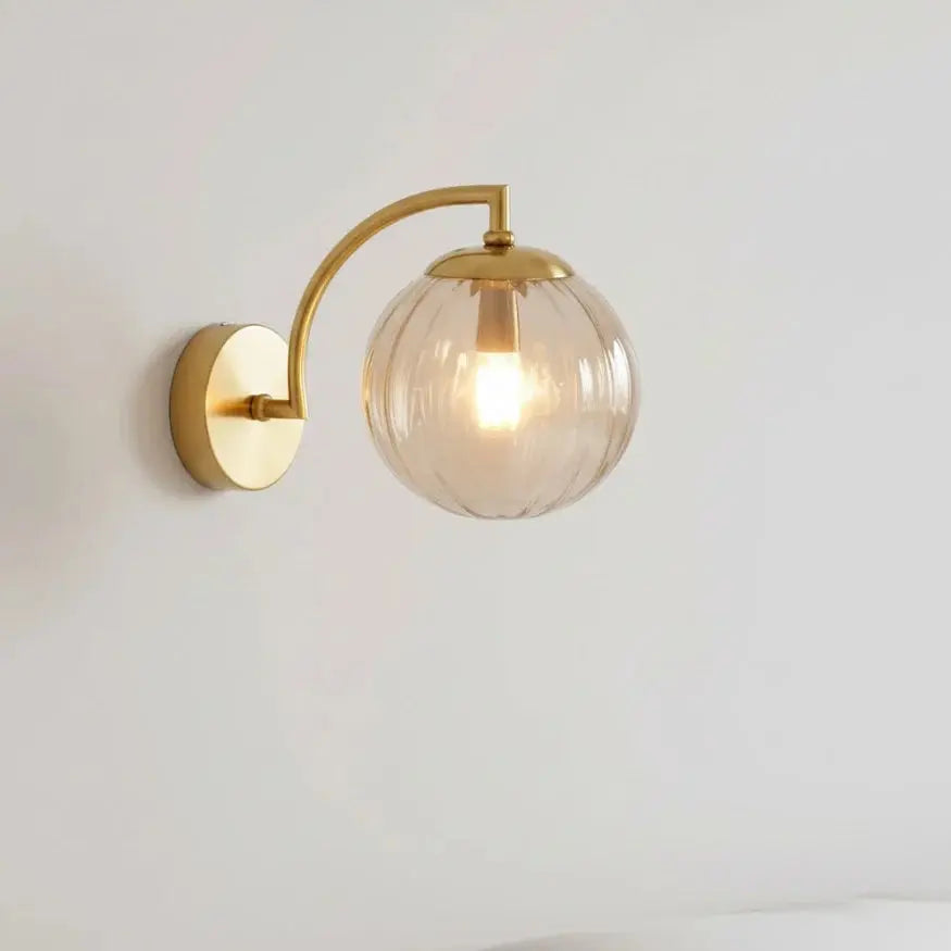 Applique murale design en Métal & Verre | Sélune NORDSIA