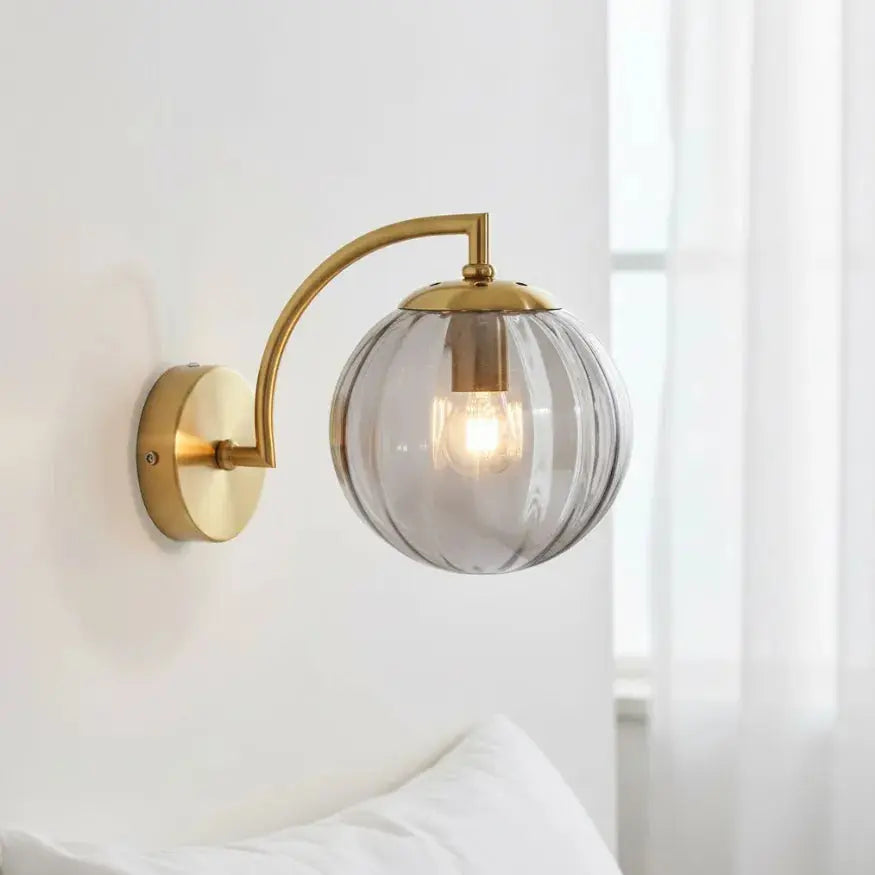 Applique murale design en Métal & Verre | Sélune NORDSIA