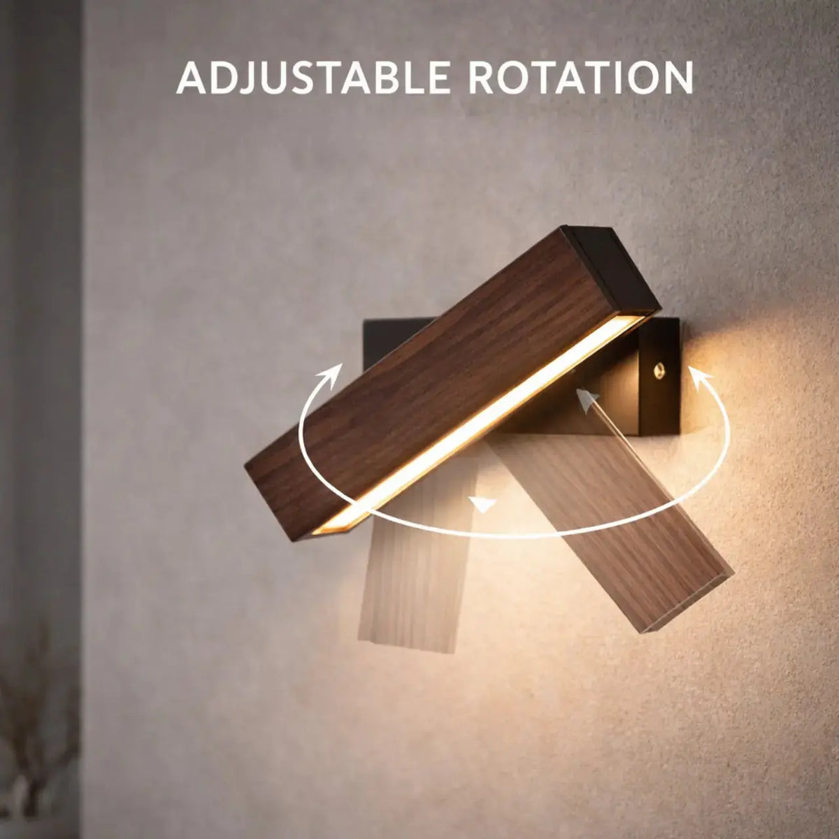 Applique murale LED en Bois noyer | Hørne NORDSIA