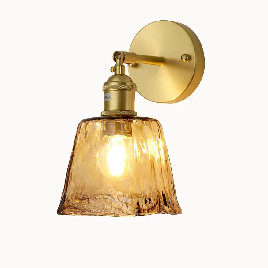 Applique murale design en Verre ambré | Fenra NORDSIA