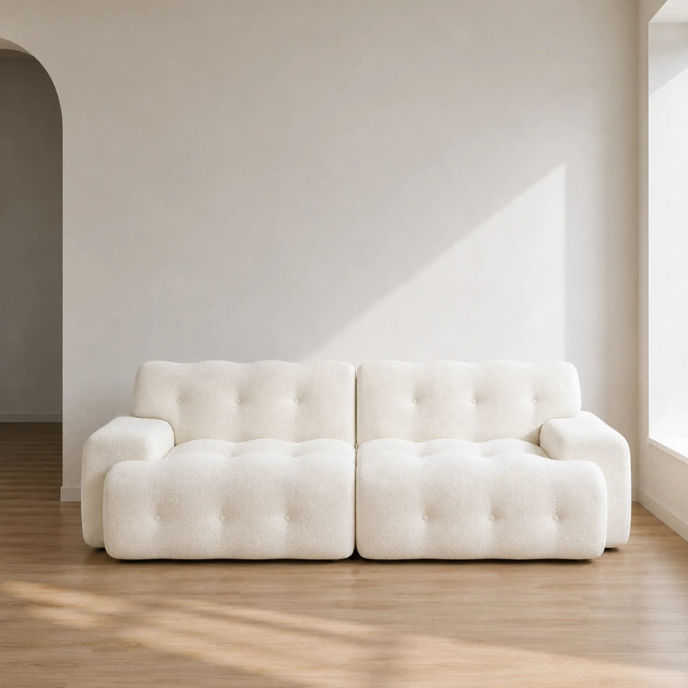 Canapé scandinave ergonomique en maille 3D | Selma