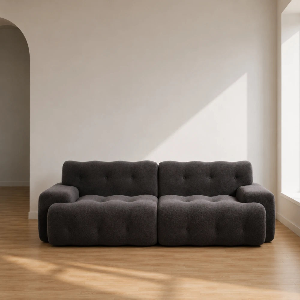 Canapé scandinave ergonomique en maille 3D | Selma