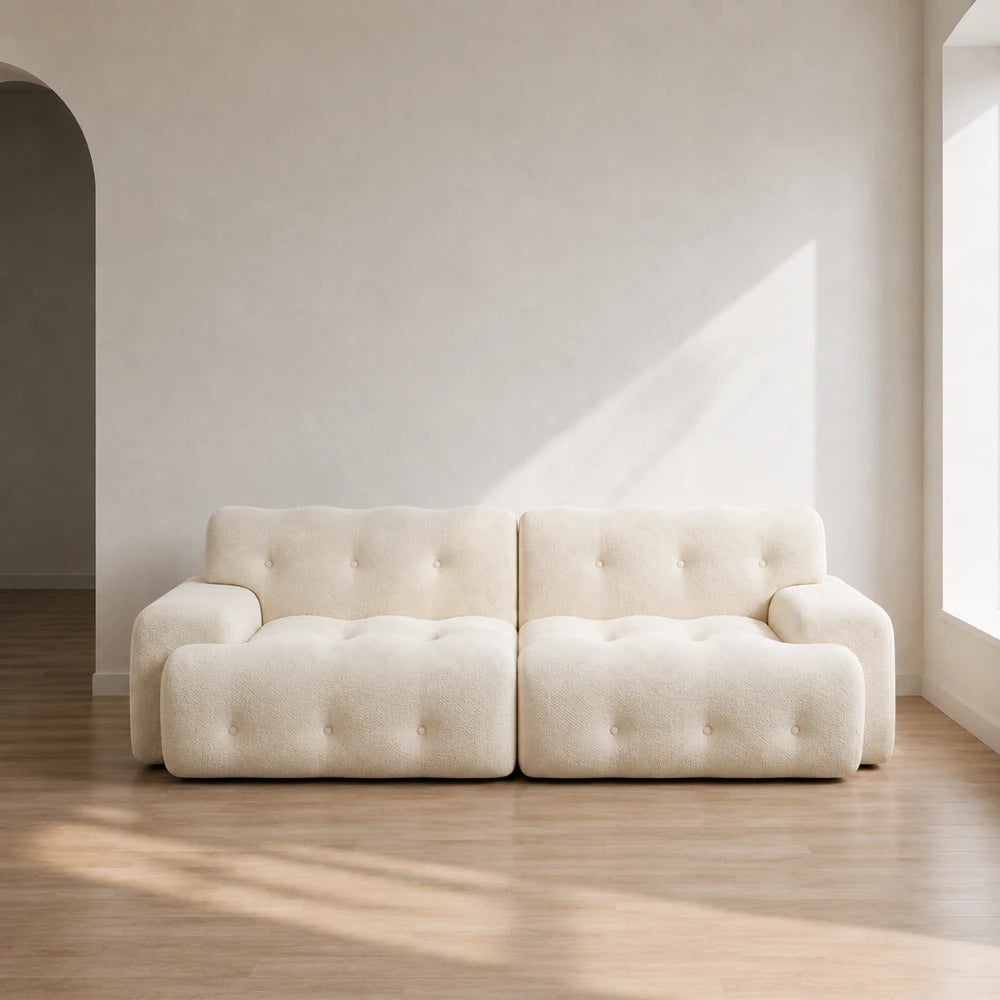 Canapé scandinave ergonomique en maille 3D | Selma