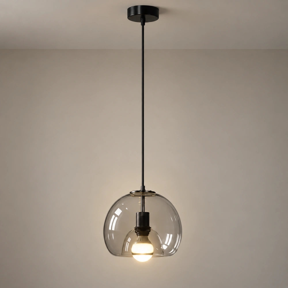 Suspension verre fumé | Elina