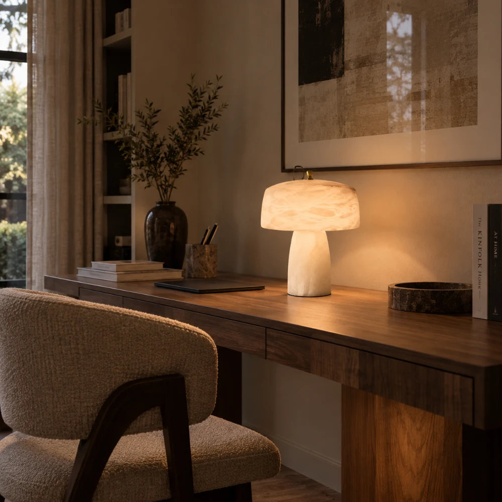 Lampe à poser albatre | Côme