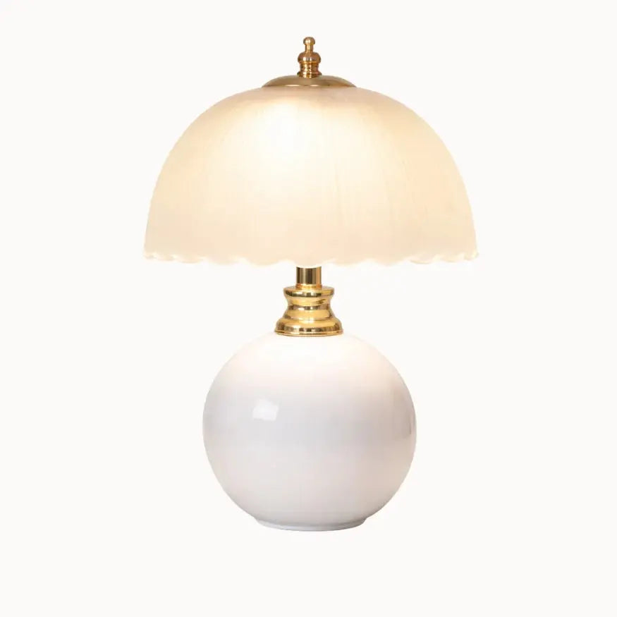 Lampe de chevet vintage en Céramique & Verre | Elvane NORDSIA