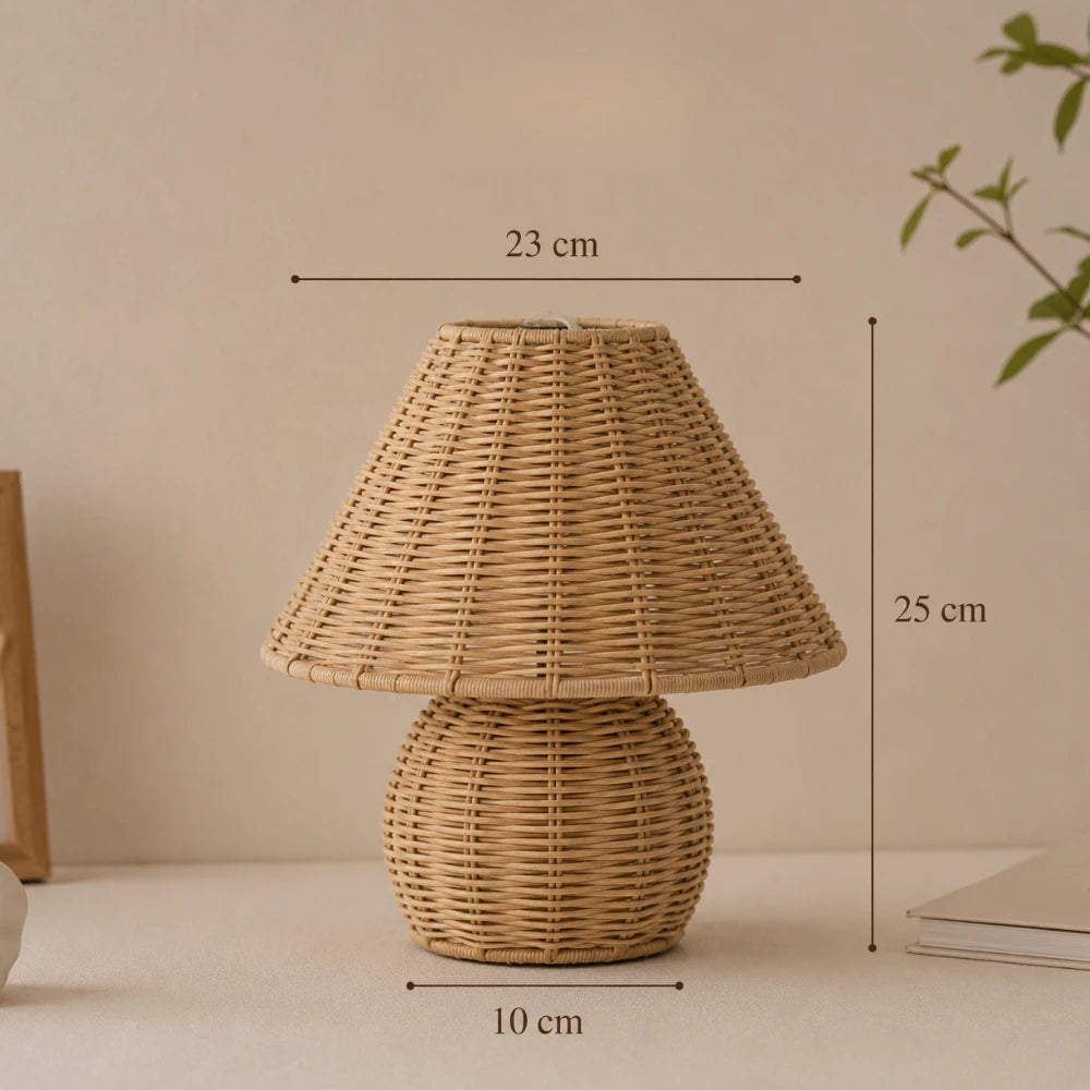 Lampe à poser bambou tressé | Yuna