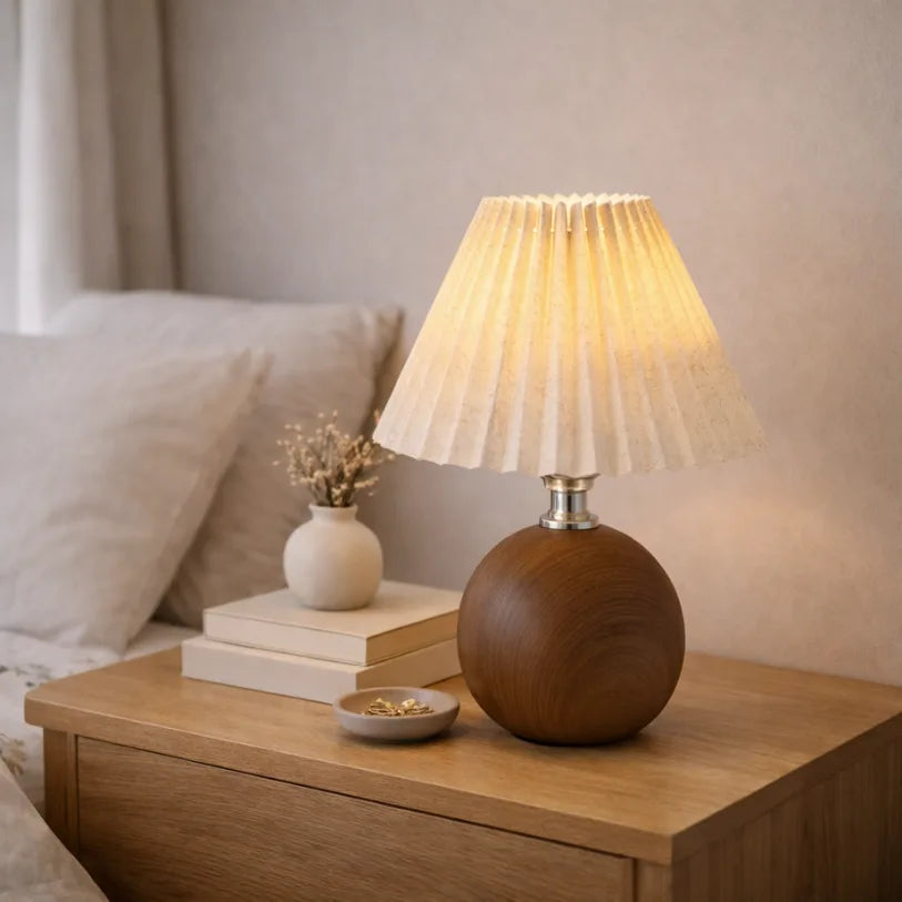 Lampe de chevet en Bois massif | Aeris
