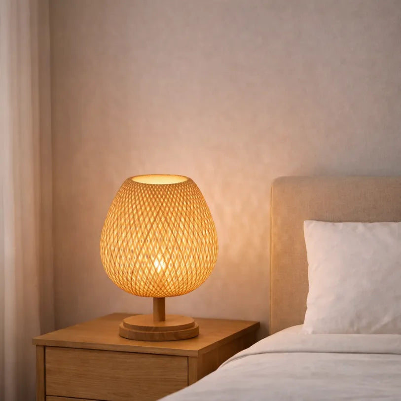 Lampe de chevet en Bambou & Bois | Neya