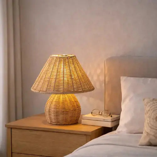 Lampe de chevet bambou tressé | Yuna NORDSIA