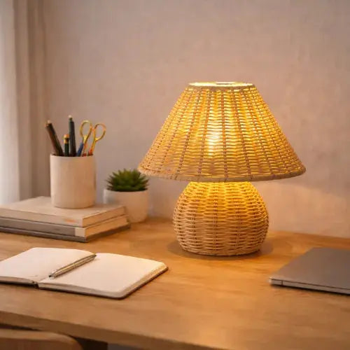 Lampe de chevet bambou tressé | Yuna NORDSIA