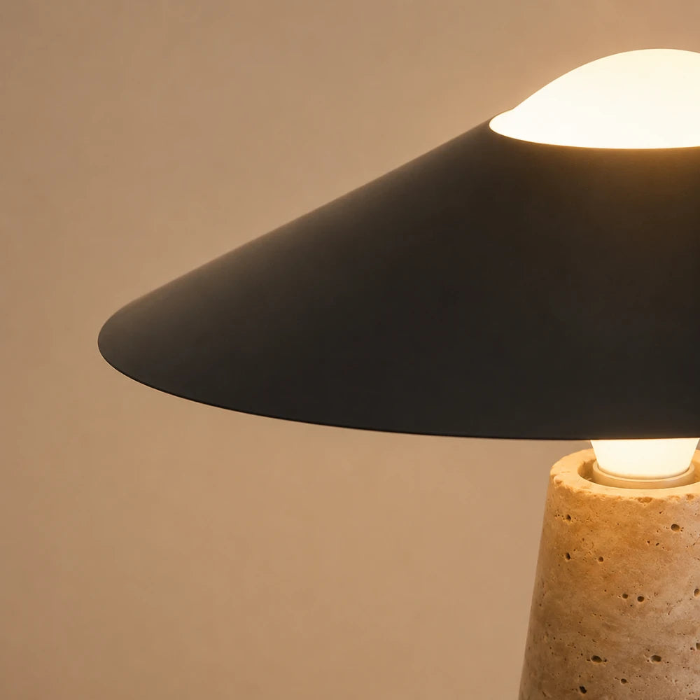 Lampe à poser travertin | Aili