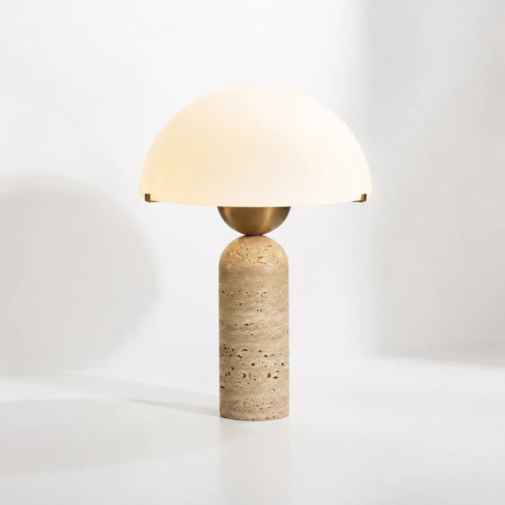 Lampe à poser travertin | Asta