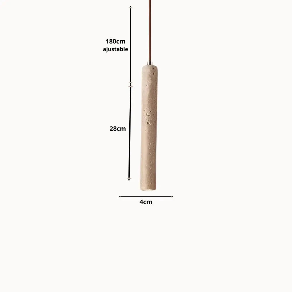 Suspension scandinave épuré en pierre de travertin | Narvik NORDSIA