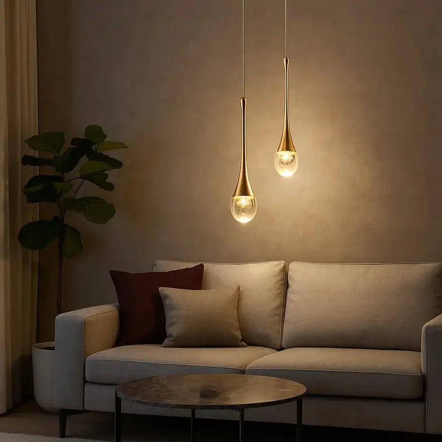 Suspension moderne en cristal Ø 35 cm | Aysel NORDSIA