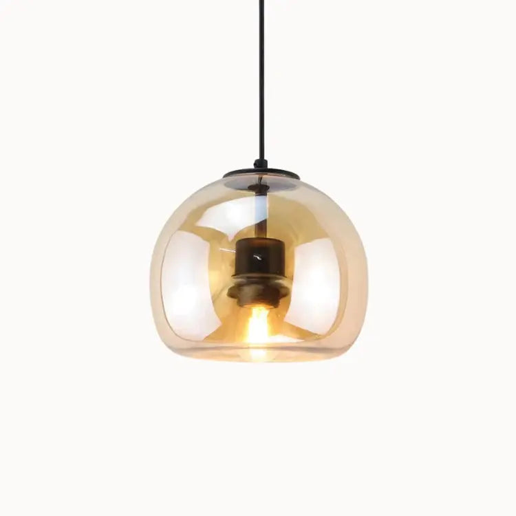 Suspension en Verre design minimaliste Ø 20 cm | Elina NORDSIA