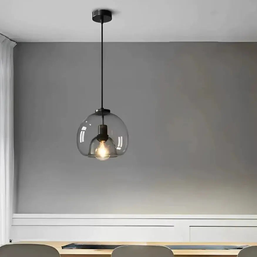 Suspension en Verre design minimaliste Ø 20 cm | Elina NORDSIA