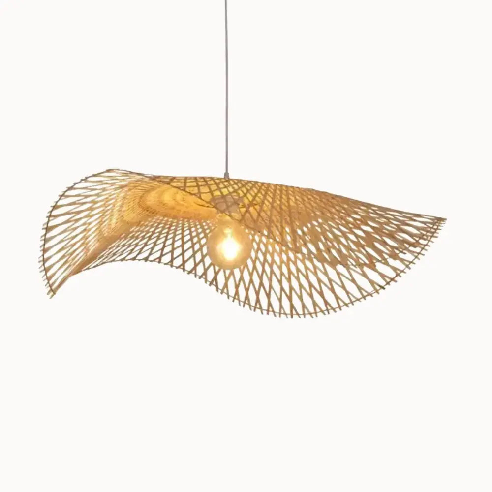 Suspension bambou design aérien Ø 35 cm | Vara NORDSIA