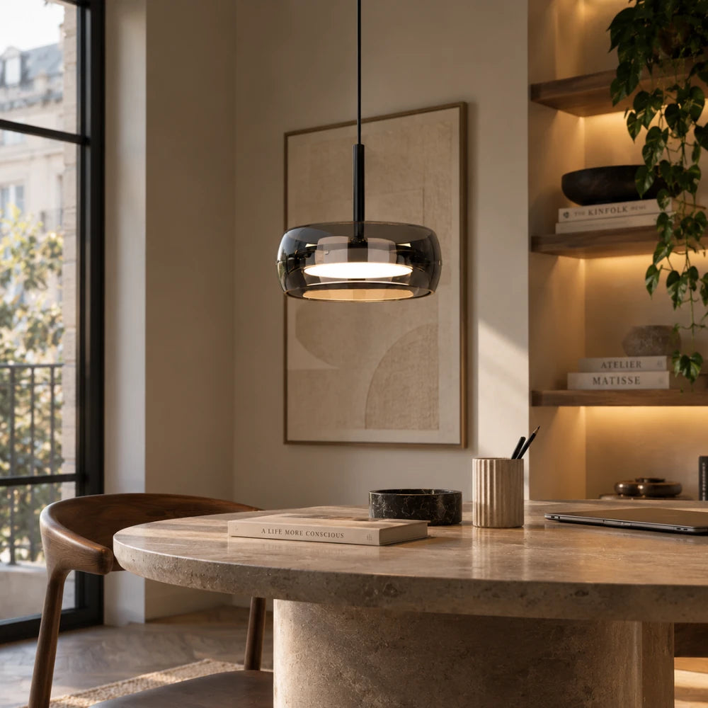 Suspension verre fumé | Naela