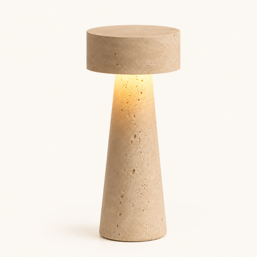 Lampe travertin moderne à LED | Neri
