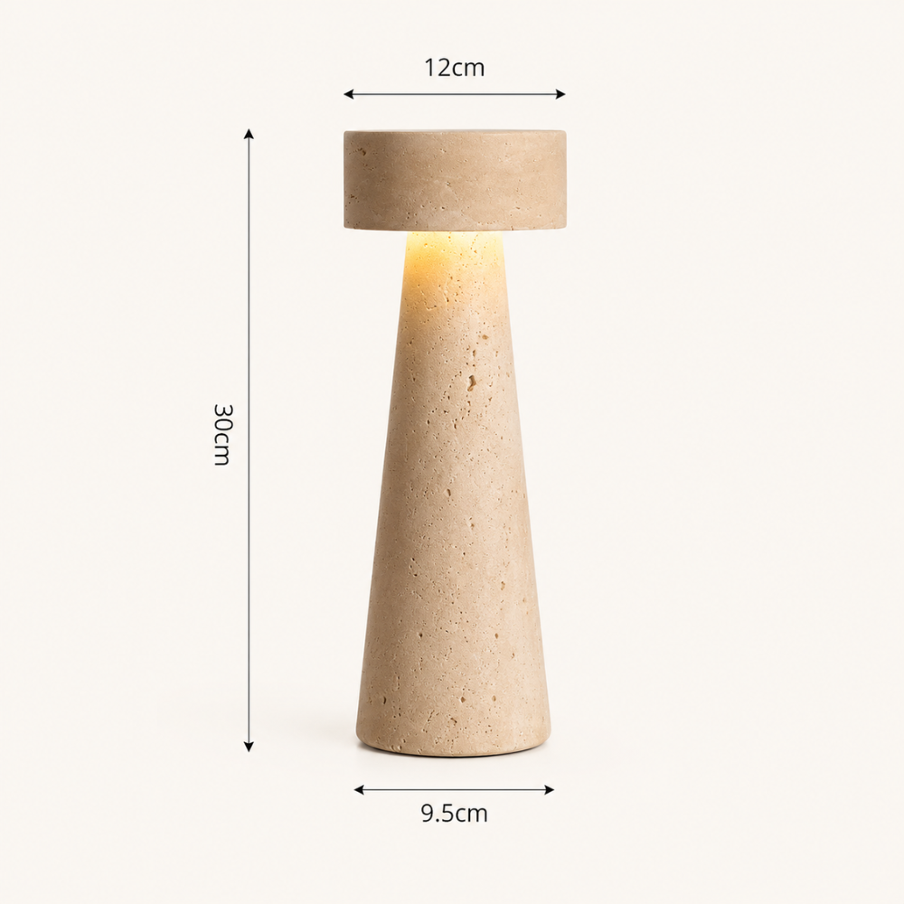 Lampe travertin moderne à LED | Neri