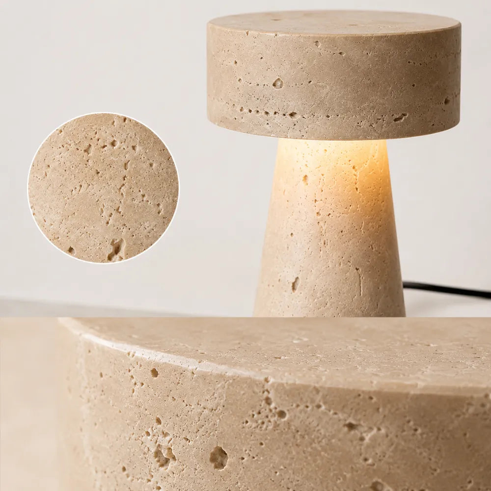 Lampe travertin moderne à LED | Neri