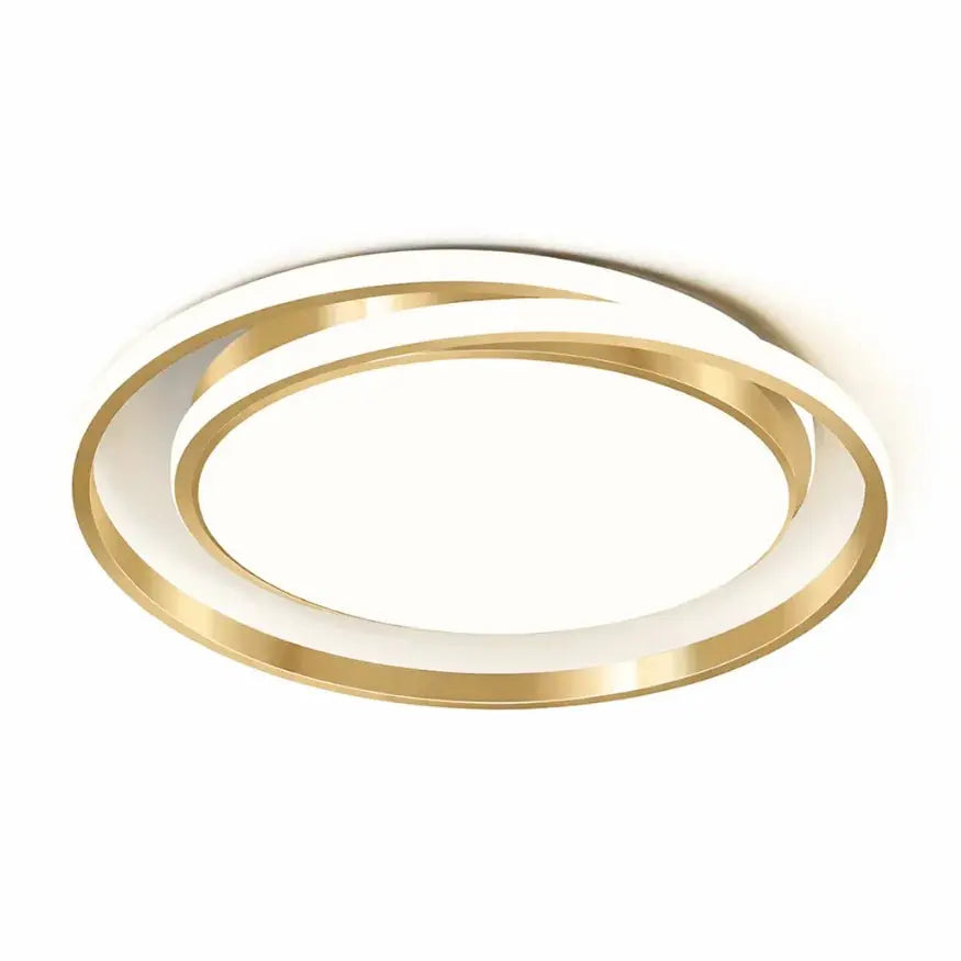 Plafonnier LED moderne circulaire doré | Noréa NORDSIA