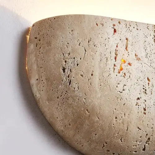 Applique murale design en Travertin | Hamar