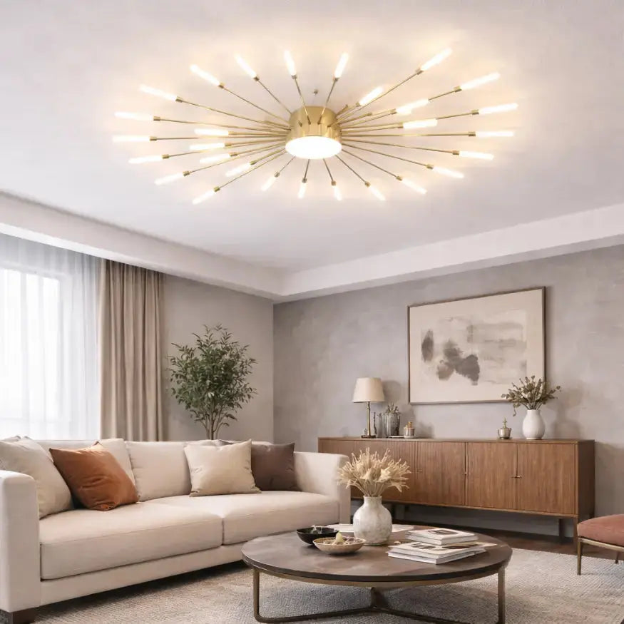 Plafonnier LED design graphique | Rayn NORDSIA