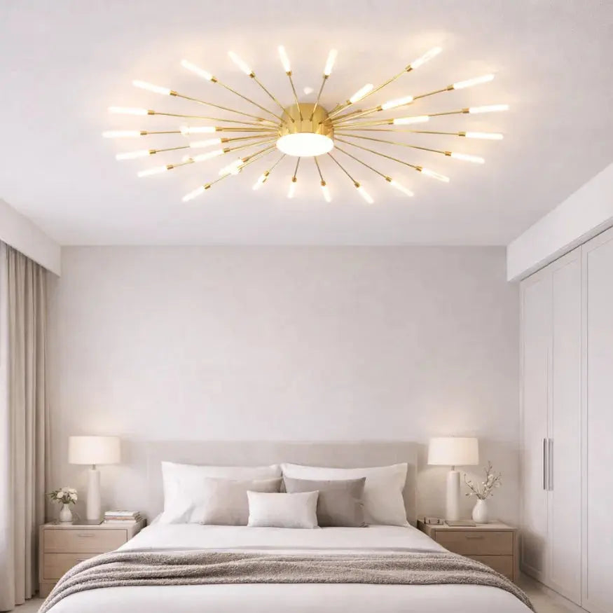 Plafonnier LED design graphique | Rayn NORDSIA