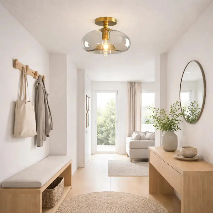 Plafonnier design en Verre | Luno NORDSIA