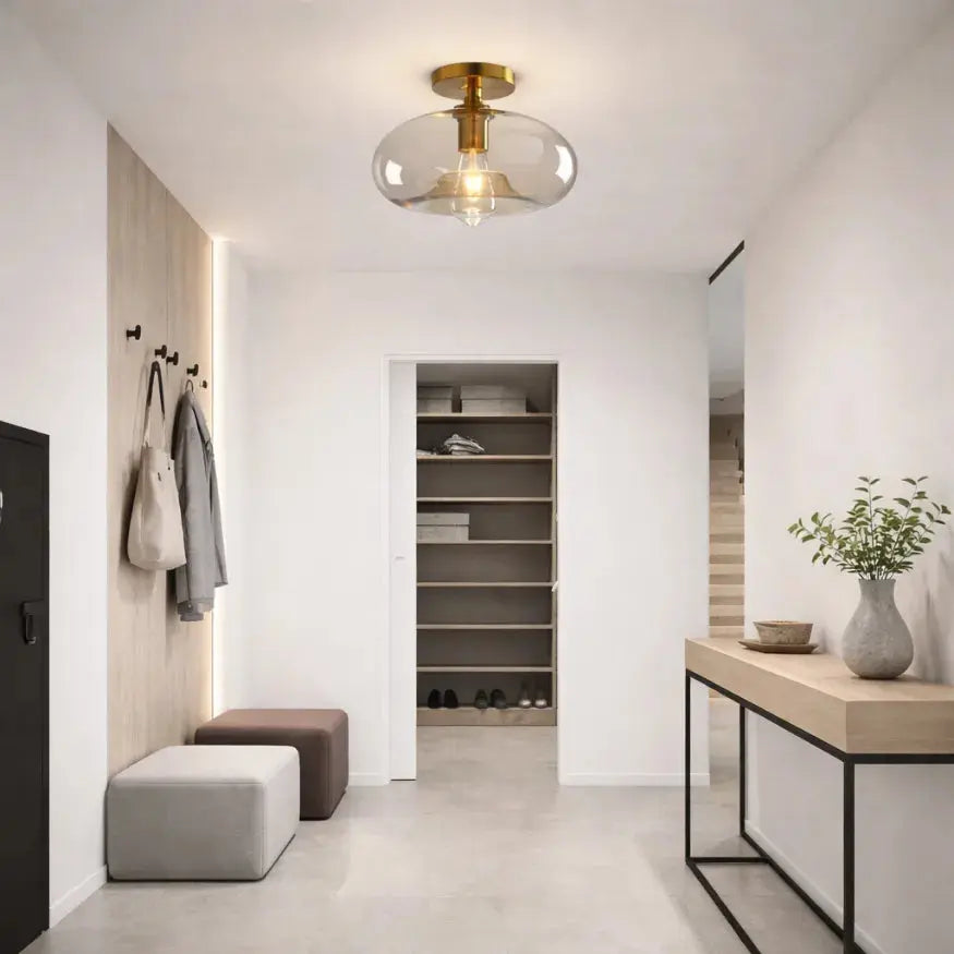 Plafonnier design en Verre | Luno NORDSIA