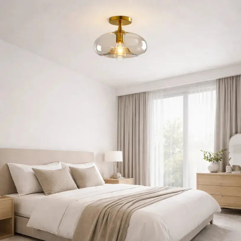 Plafonnier design en Verre | Luno NORDSIA