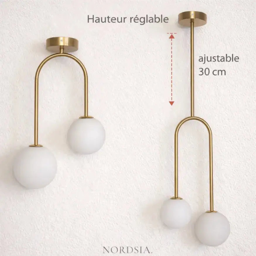 Plafonnier design moderne en Métal | Gloa NORDSIA