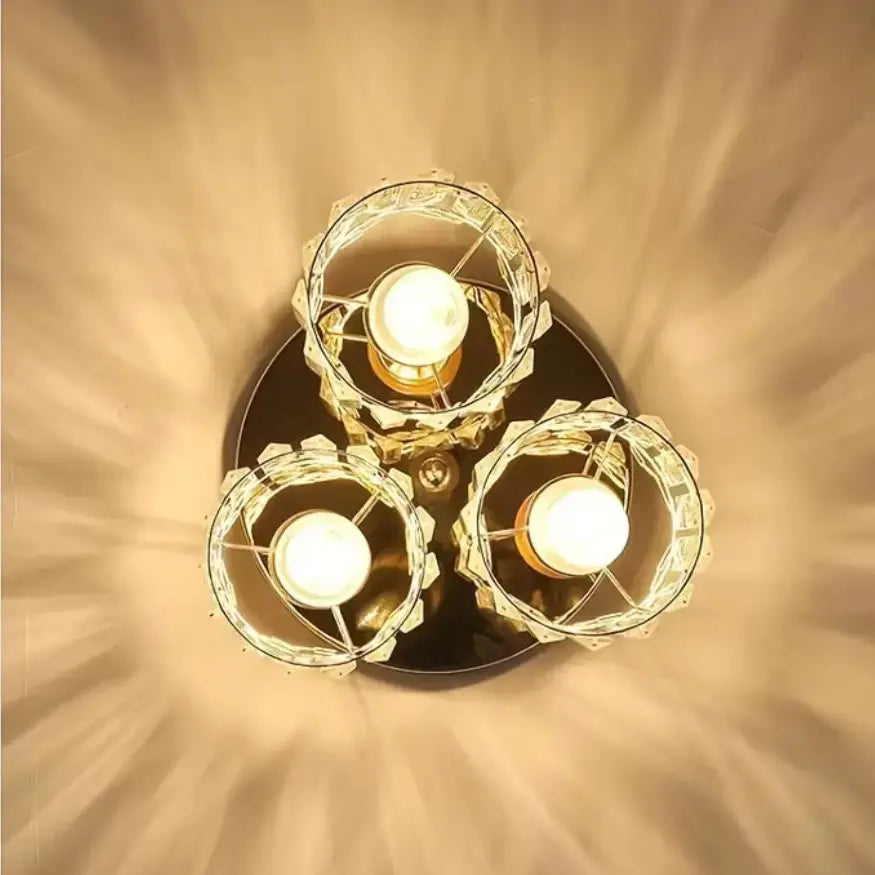 Plafonnier en Verre moderne - 3 sources de lumière | Leif NORDSIA