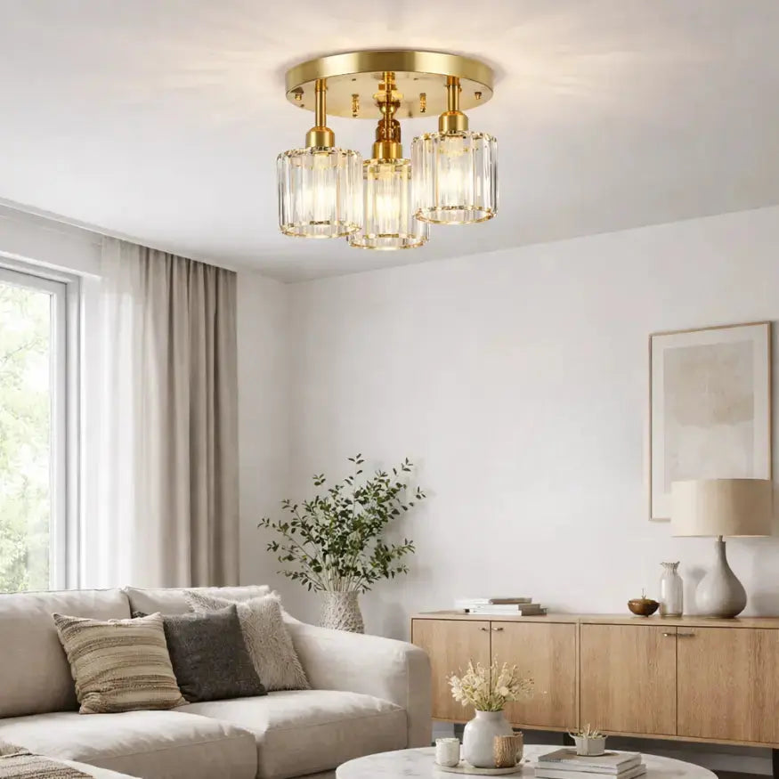 Plafonnier en Verre moderne - 3 sources de lumière | Leif NORDSIA