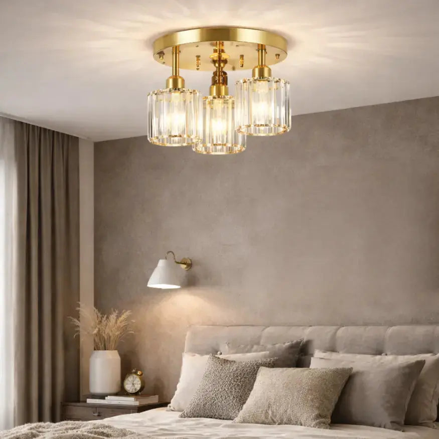 Plafonnier en Verre moderne - 3 sources de lumière | Leif NORDSIA