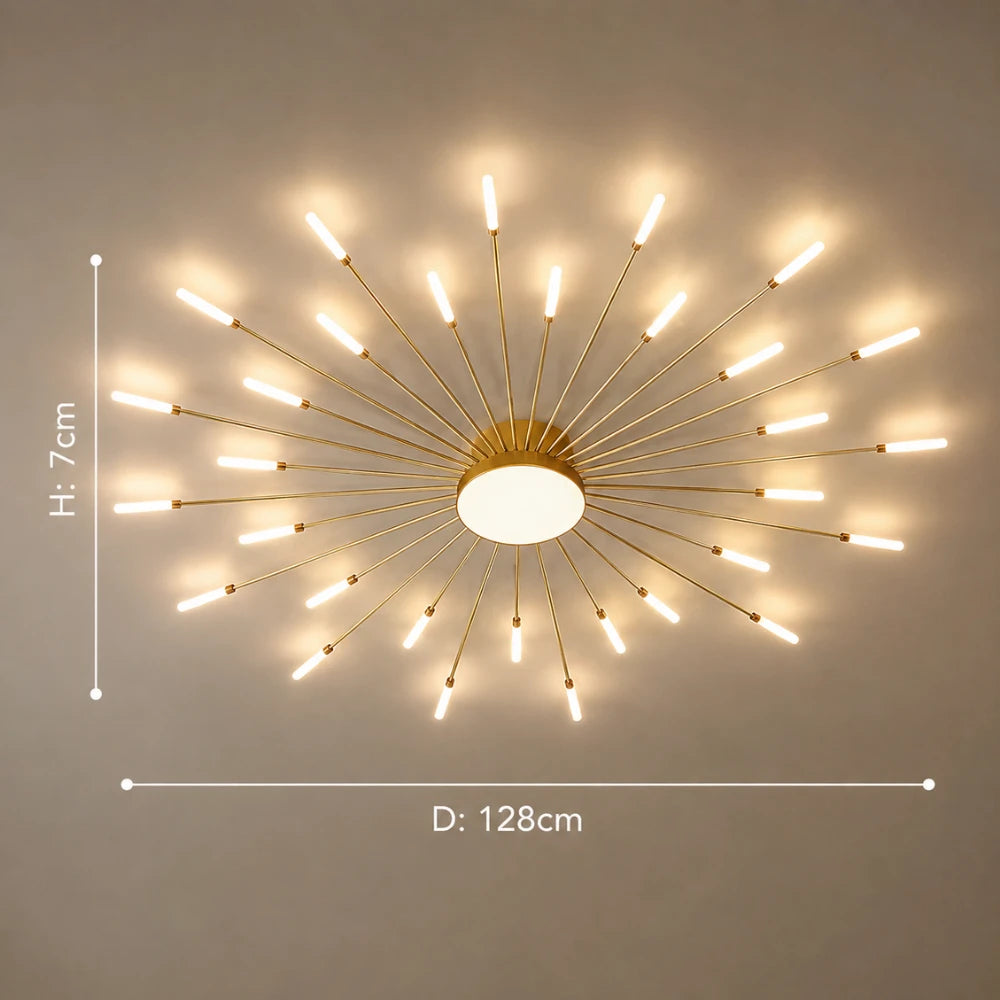 Plafonnier LED sculptural | Rayn