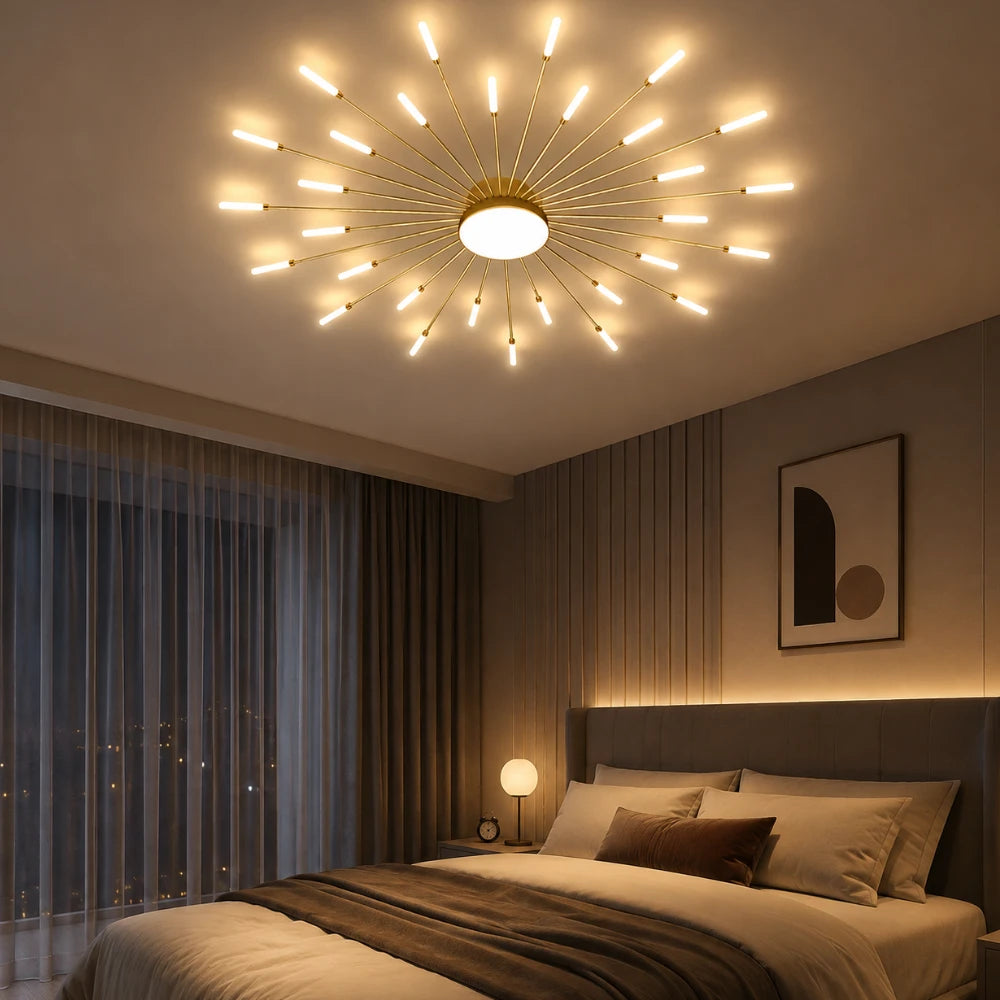 Plafonnier LED sculptural | Rayn